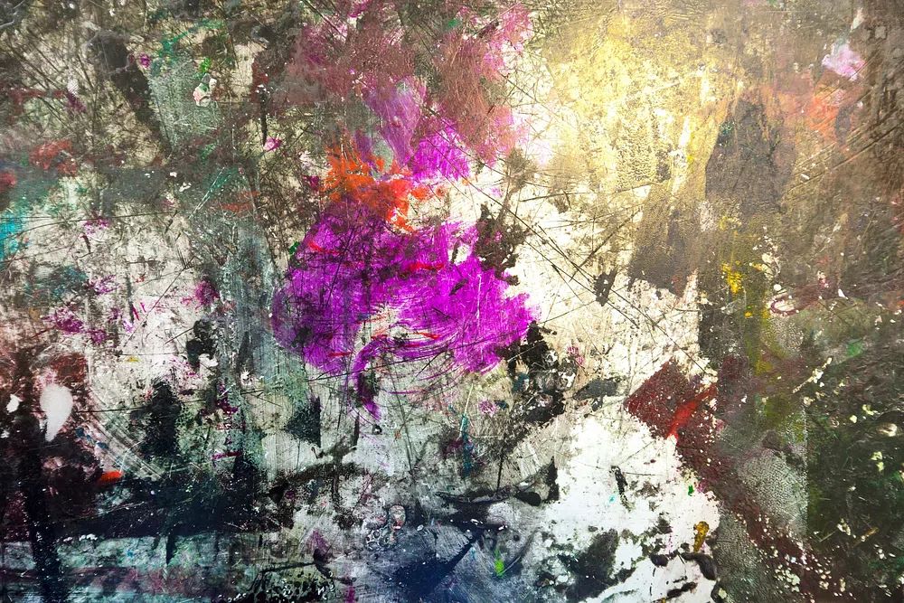 Vibrant Abstract Texture Poster. poster — abstract art