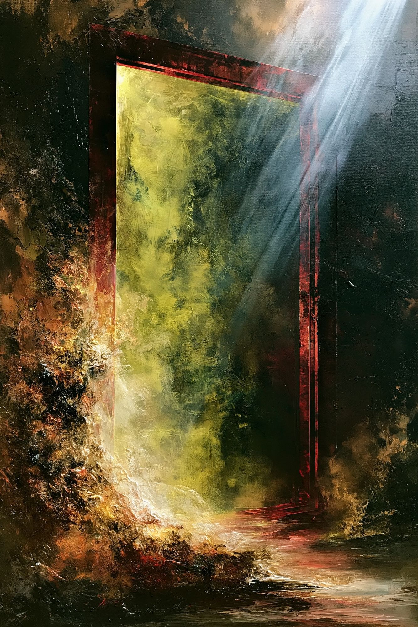 Radiant Portal Abstract Print. poster — abstract art