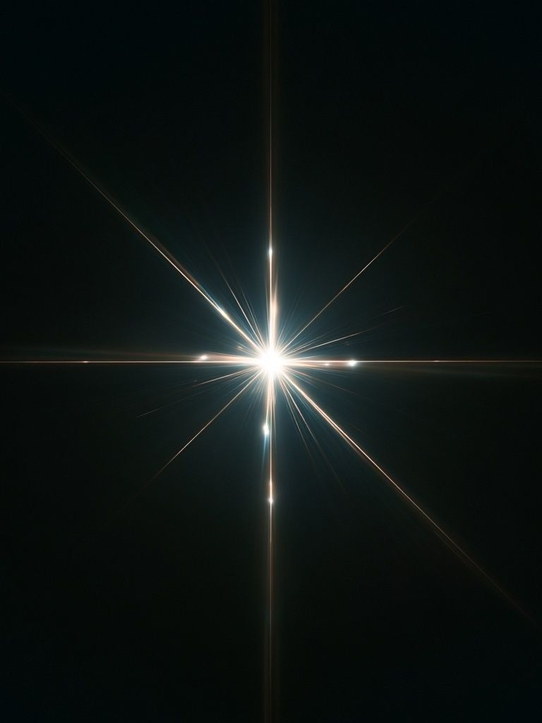 Radiant Starburst Abstract Print. poster detail