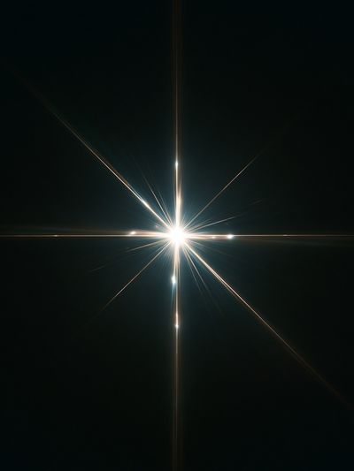 Radiant Starburst Abstract Print.