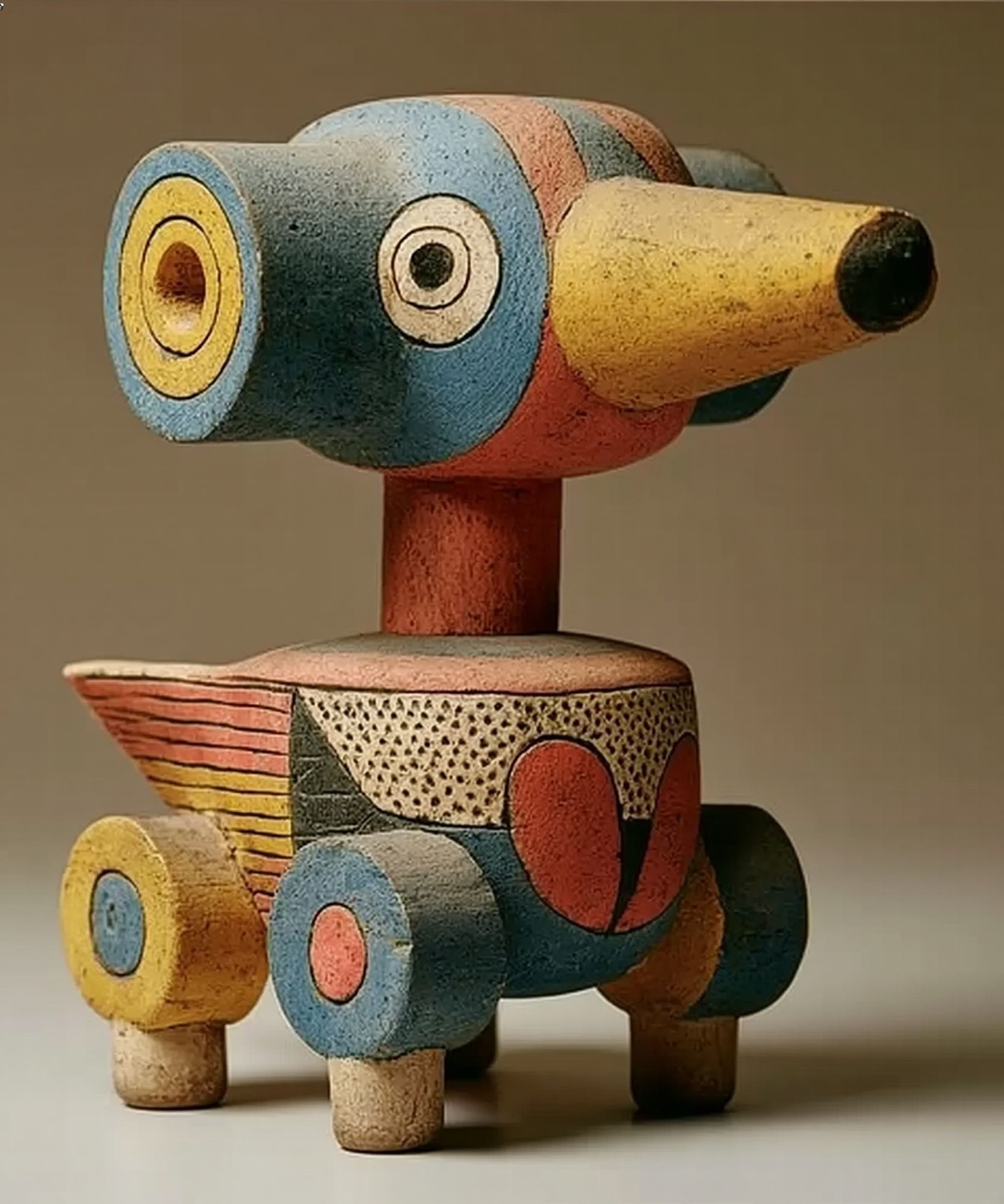 Abstract Totem Sculpture Print. poster detail