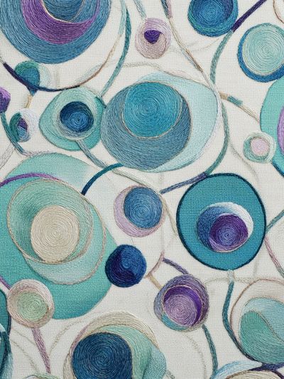 Spiral Circles Abstract Print. poster