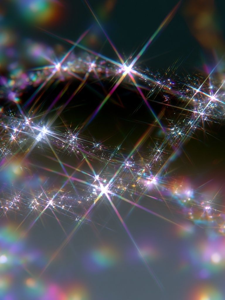 Prismatic Light Spark Abstract Poster. poster detail