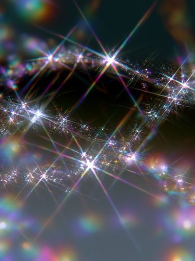 Prismatic Light Spark Abstract Poster.