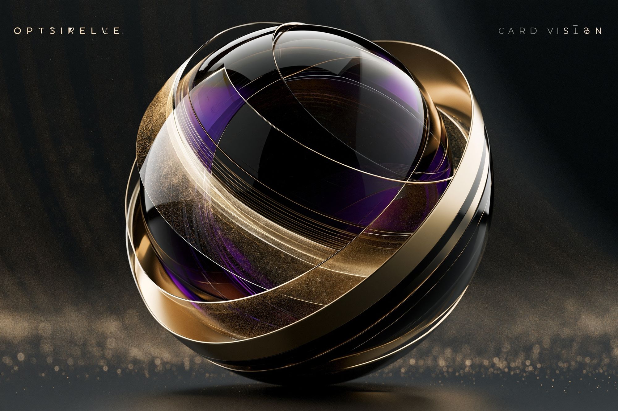 Abstract Orb Luxury Poster. poster detail