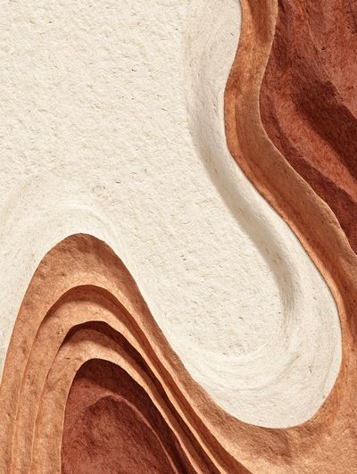 Earthy Wavy Abstract Poster.