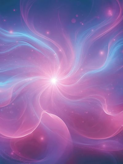 Cosmic Aurora Glow Print.