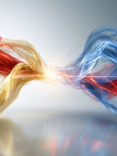 Chromatic Flow Abstract Poster.
