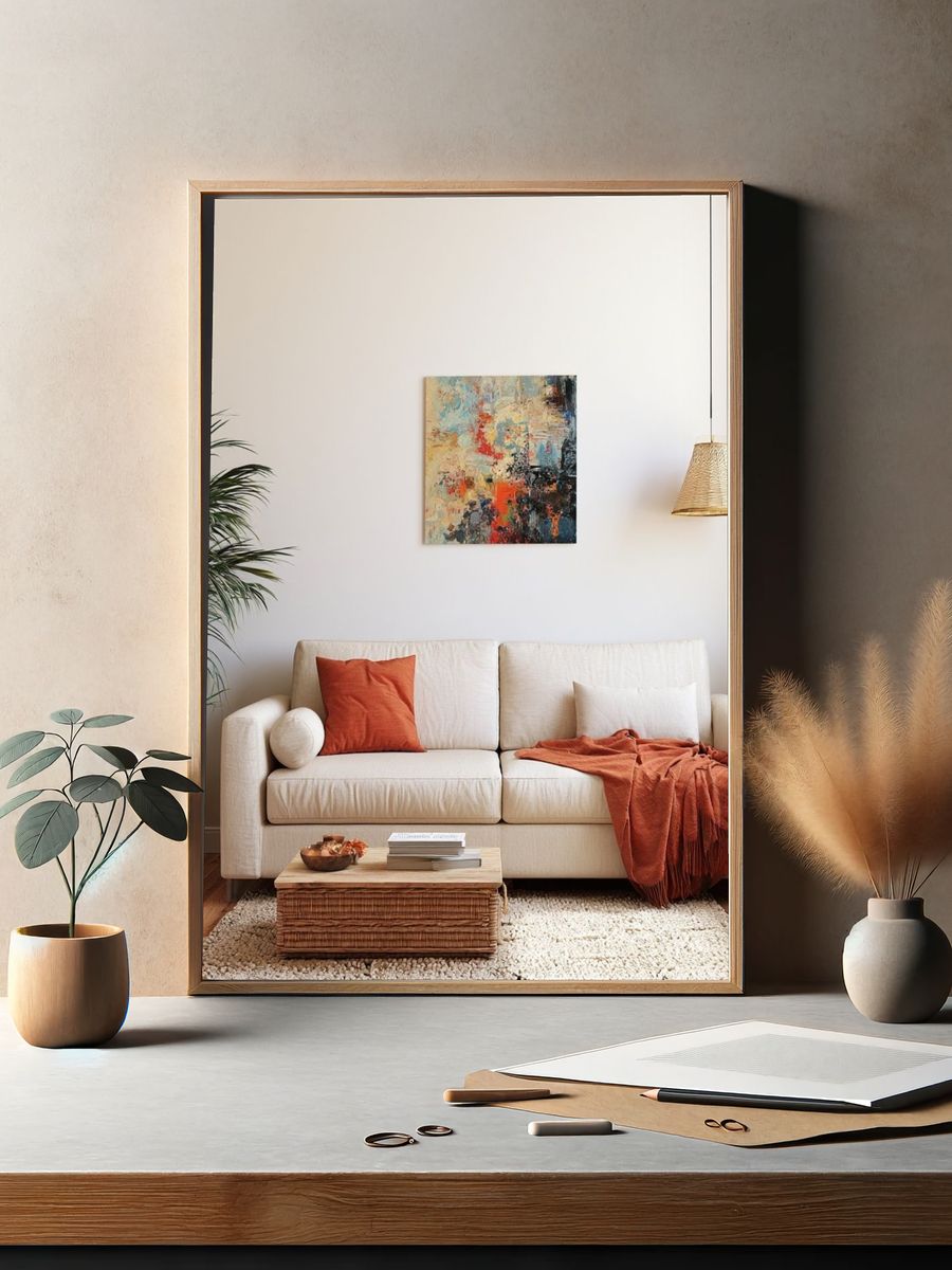 Abstract Color Burst Poster. — room view 2