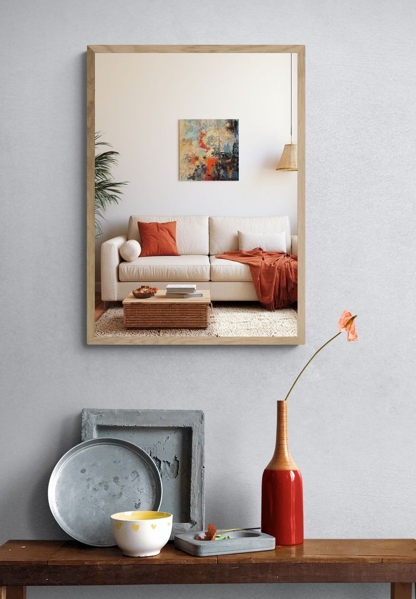 Abstract Color Burst Poster. — room view 3