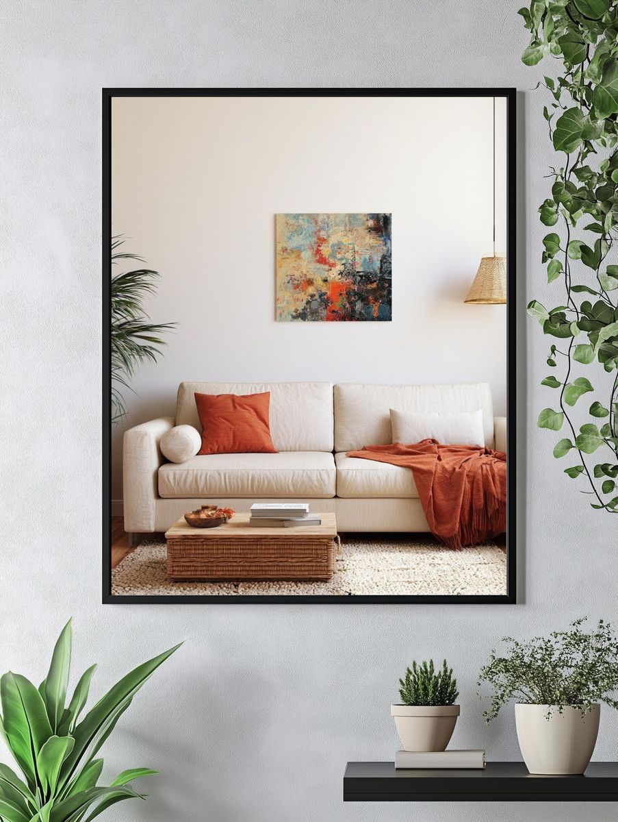 Abstract Color Burst Poster. — room view 4