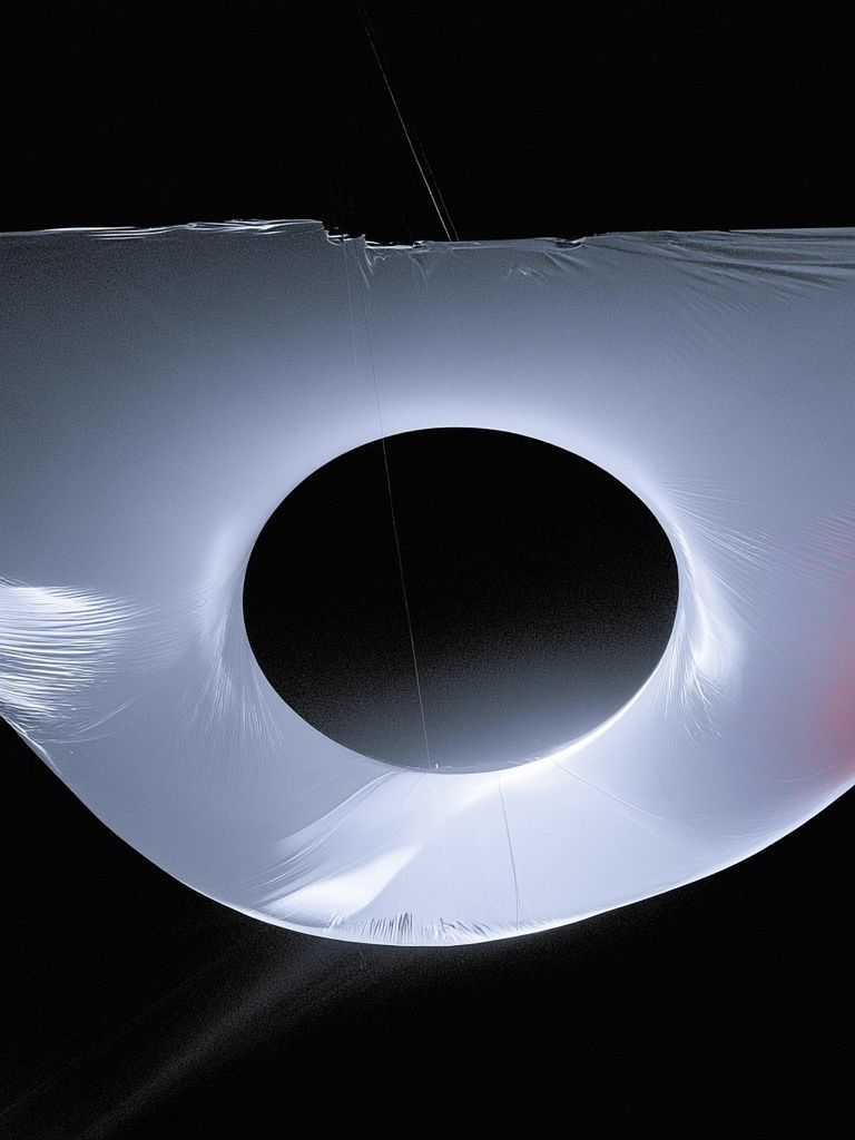 Ethereal Orbital Abstract Poster. poster — abstract art