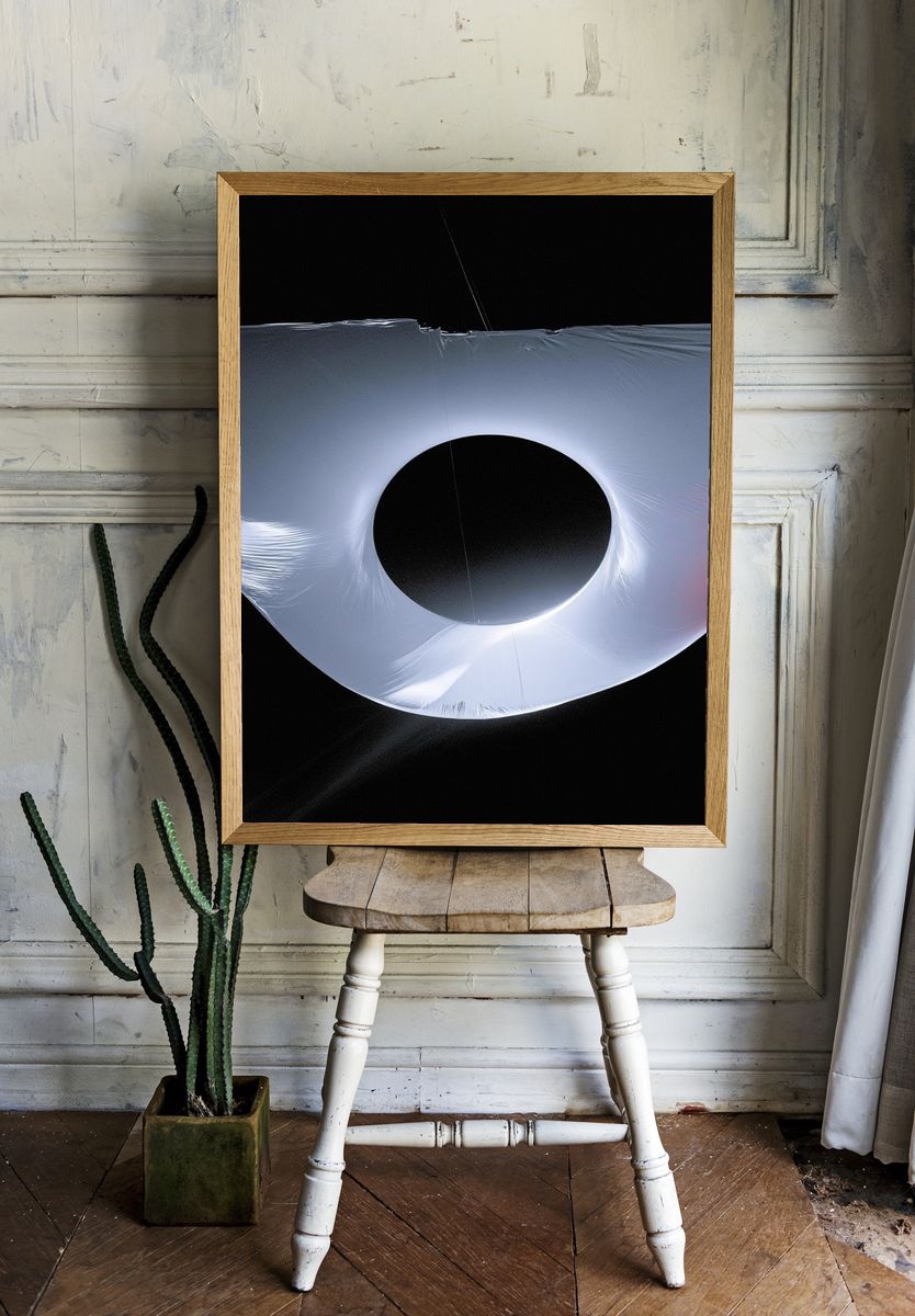 Ethereal Orbital Abstract Poster. room preview