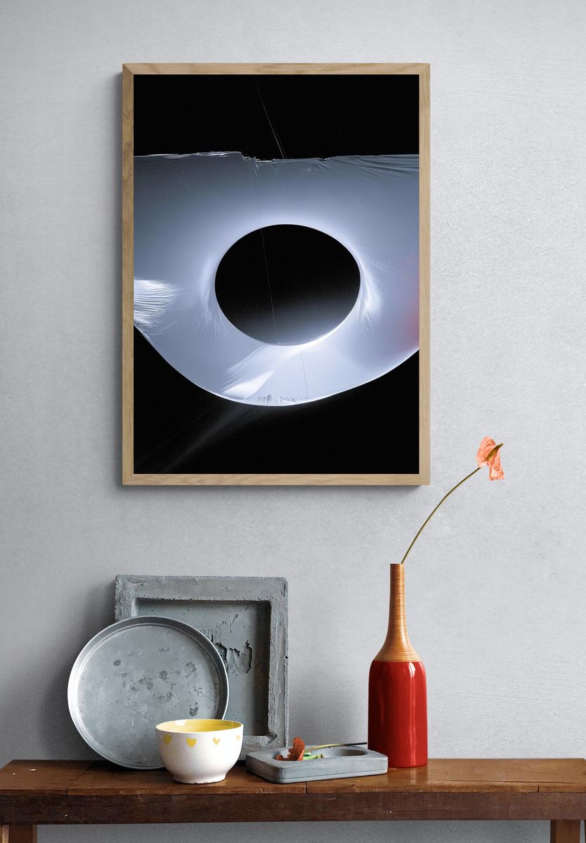 Ethereal Orbital Abstract Poster. — room view 3