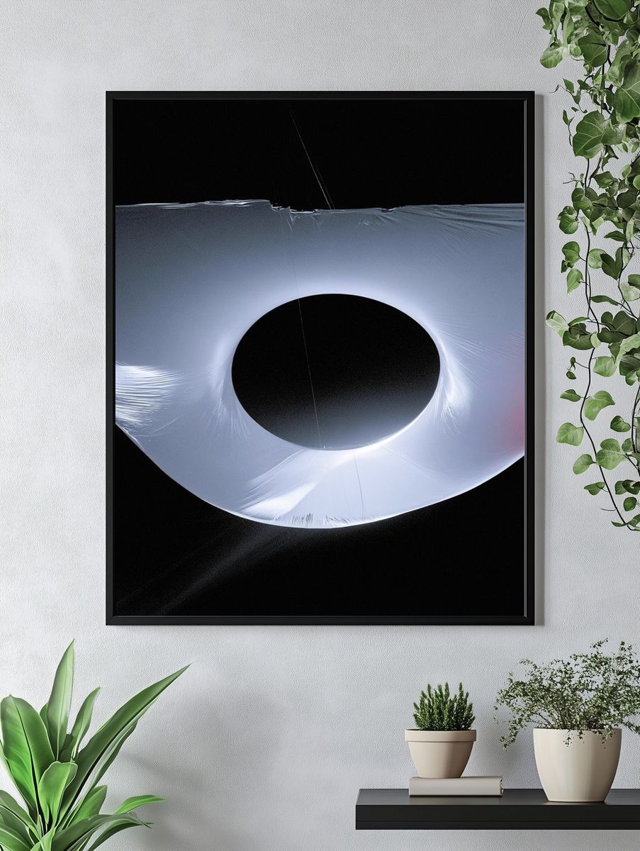 Ethereal Orbital Abstract Poster. — room view 4
