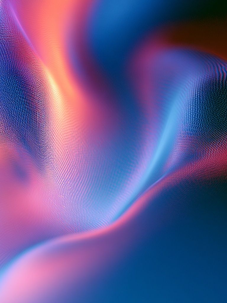 Neon Silk Abstract Poster. poster — abstract art