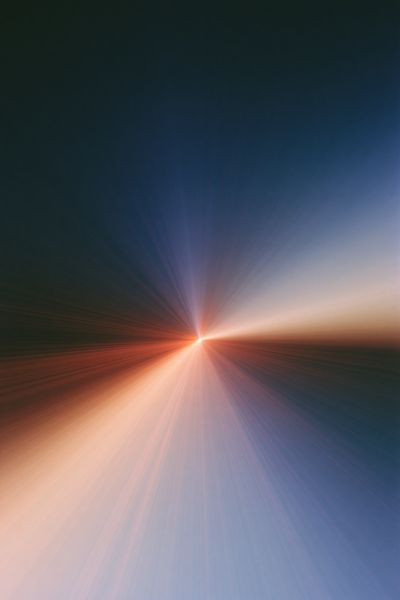 Radiant Horizon Abstract Poster.