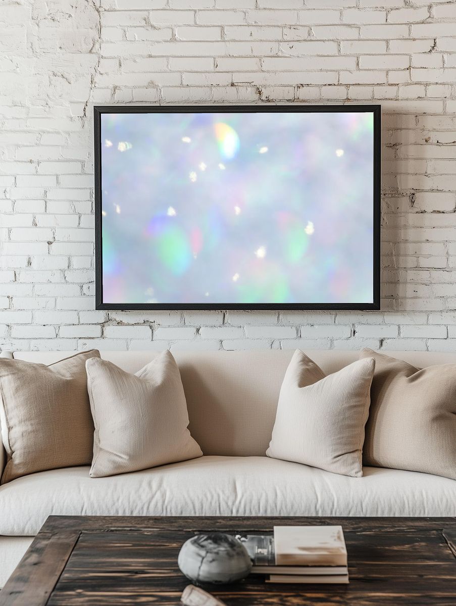 Abstract bokeh blurred lights background room preview