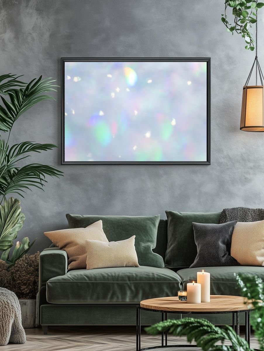 Abstract bokeh blurred lights background. — room view 4
