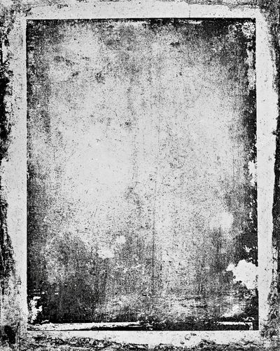 Grunge Monochrome Abstract Poster.
