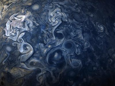 Jupiter Blues. Original NASA. Digitally. poster