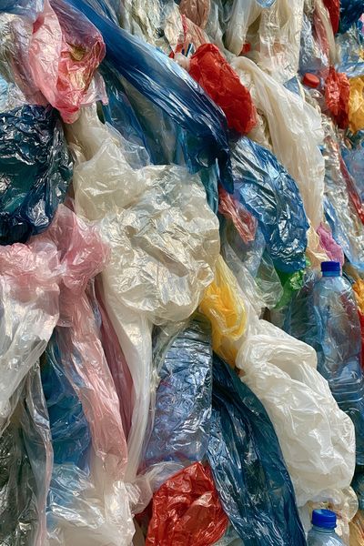Plastic Texture Abstract Print.