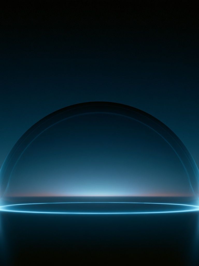 Neon Horizon Abstract Poster. poster — abstract art