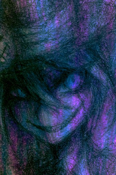Nebula Swirl Abstract Poster. poster