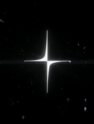 Minimal Starburst Black-White Poster. poster