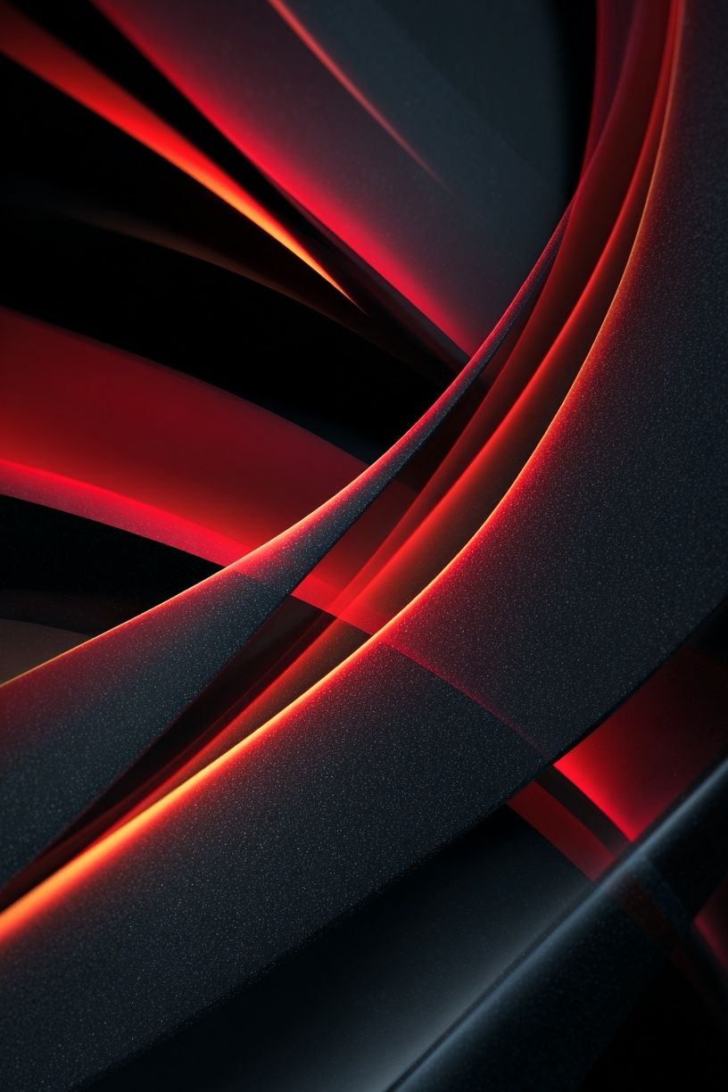 Crimson Light Abstract Poster. poster — abstract art
