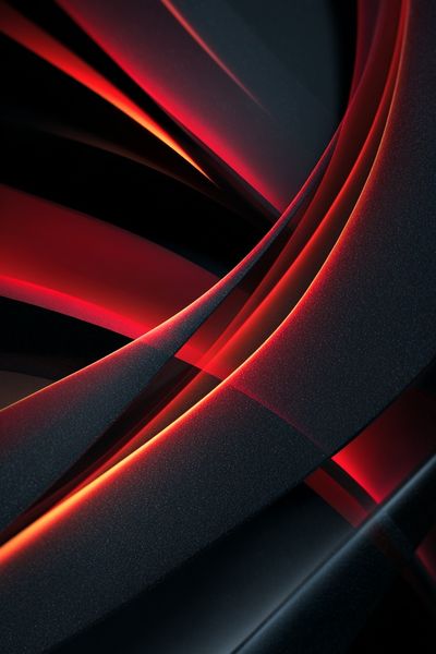 Crimson Light Abstract Poster.