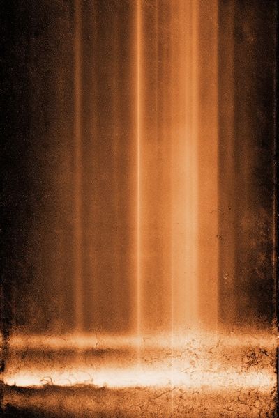 Copper Light Abstract Poster.