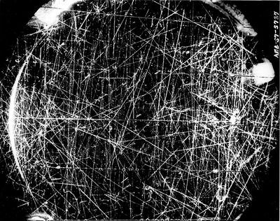 Billion-volt atomic particles Brookhaven Cosmotron. poster