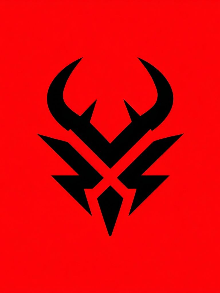 Bold Abstract Symbol Poster. poster detail