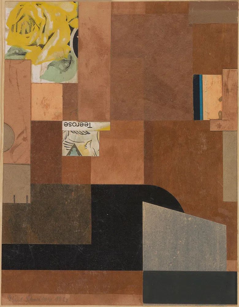 Tea Rose (1924) Kurt Schwitters. poster detail