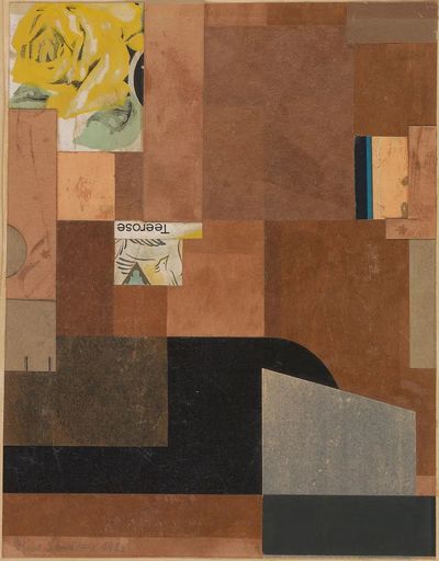 Tea Rose (1924) Kurt Schwitters.