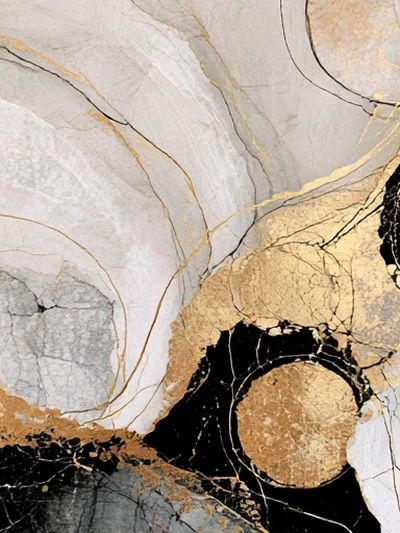 Marble Veins Abstract Poster.