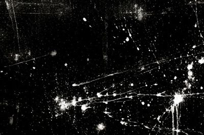 Black Splatter Abstract Poster.