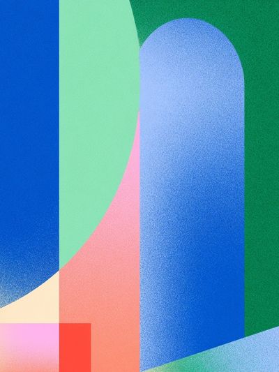 Color Arc Abstract Poster.