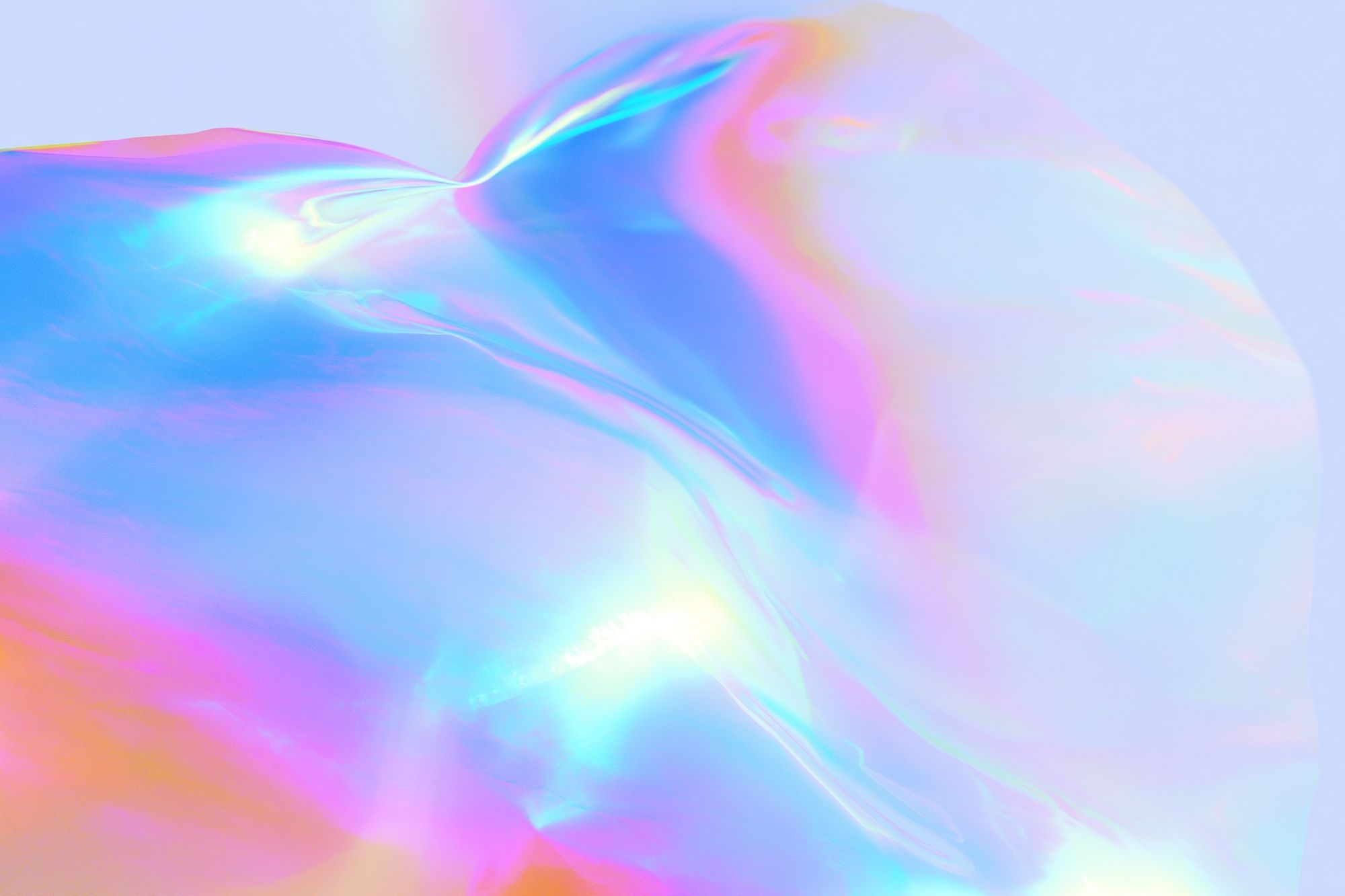 Iridescent Dreamscape Abstract Poster. poster — abstract art