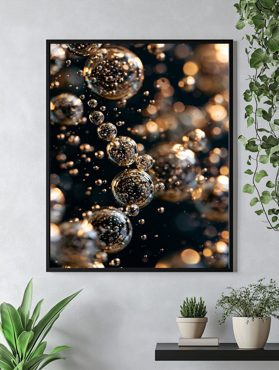 Dreamy Surfscape Abstract Print. — room view 4