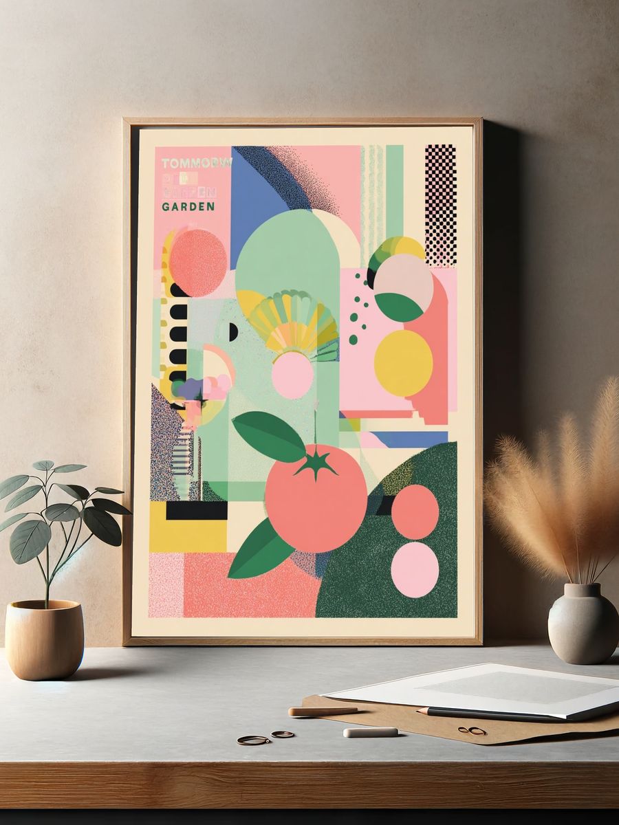 Tommorrow Garden Abstract Poster. — room view 2
