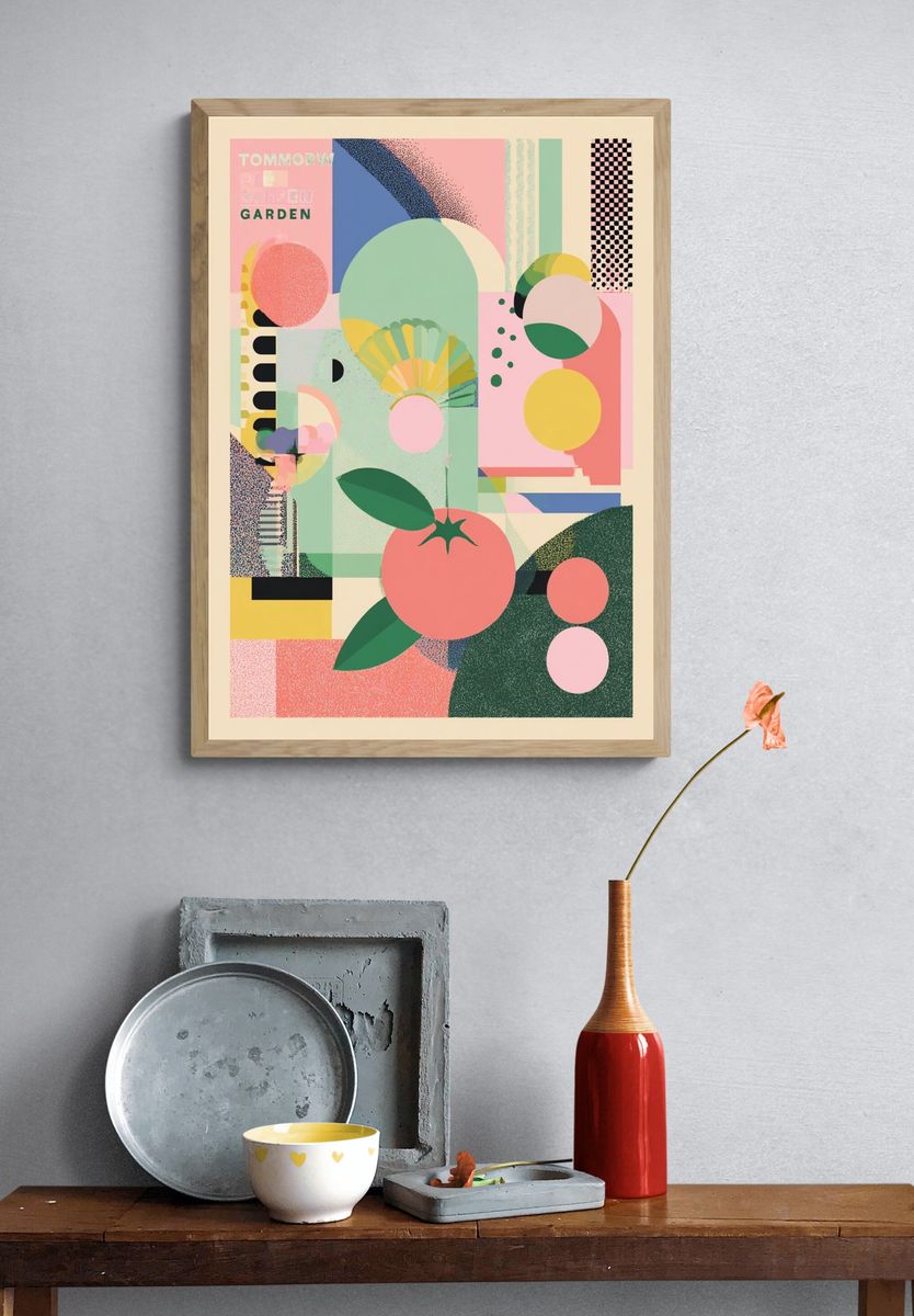 Tommorrow Garden Abstract Poster. — room view 3