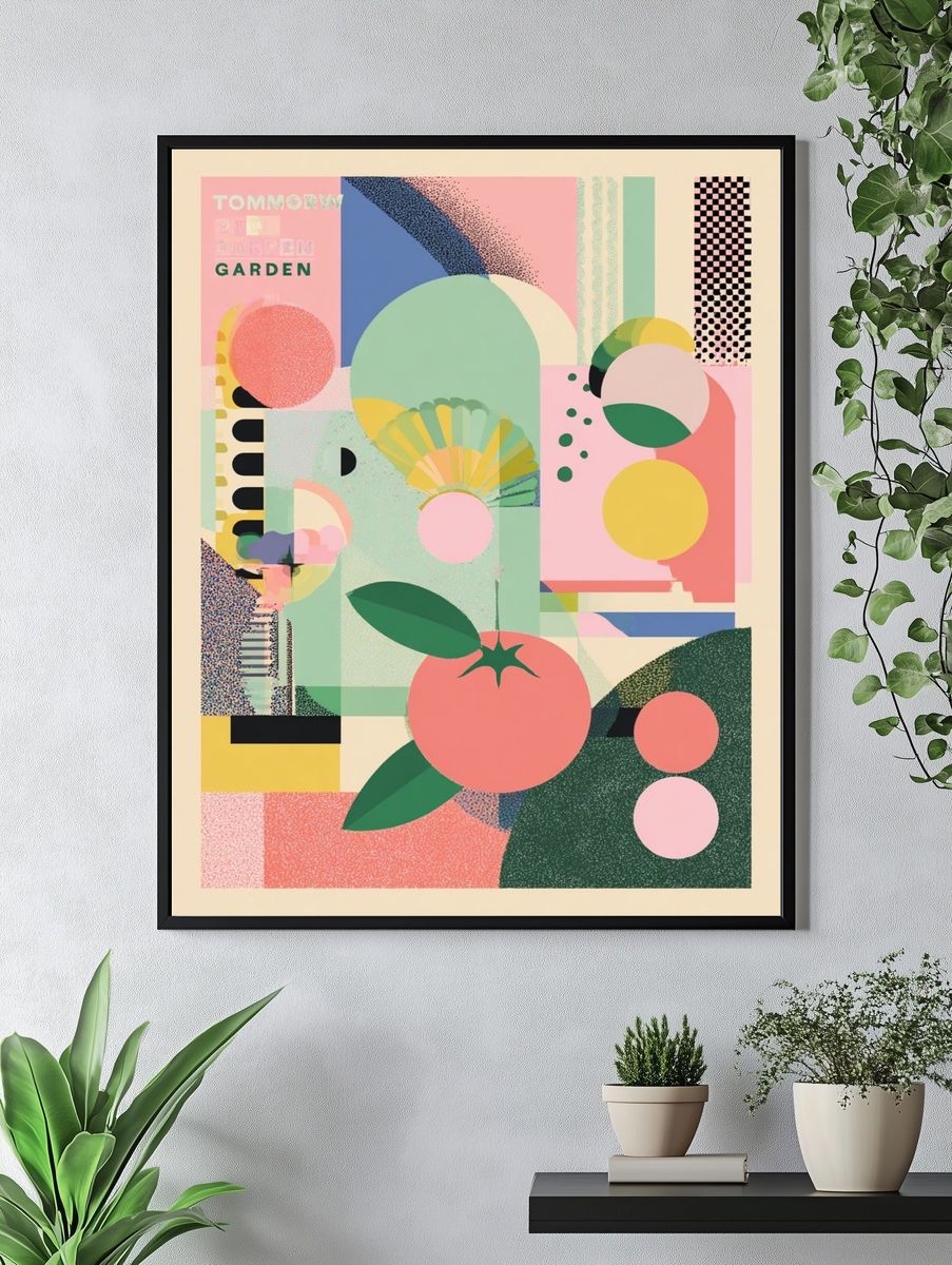 Tommorrow Garden Abstract Poster. — room view 4