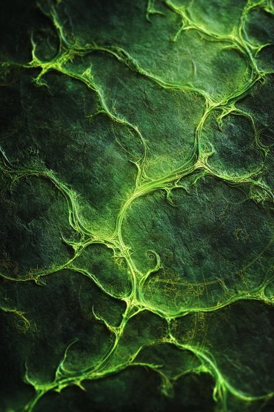 Emerald Veins Abstract Poster. poster