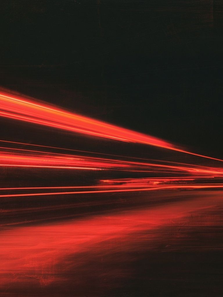 Red Light Streaks Abstract Poster. poster — abstract art