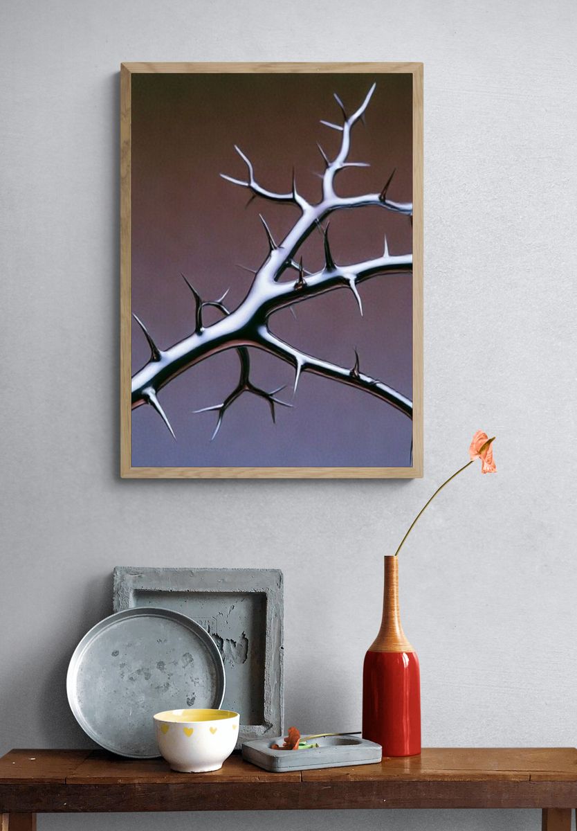 Thorn Branch Abstract Poster. — room view 3
