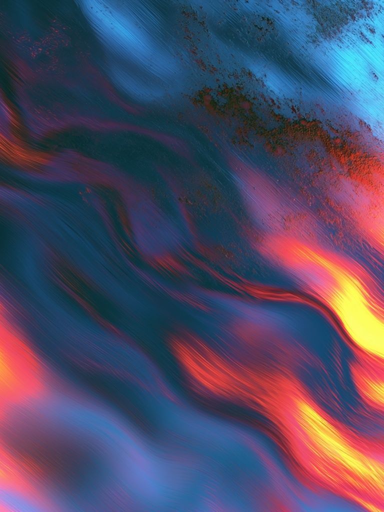 Neon Color Flow Abstract Poster. poster detail