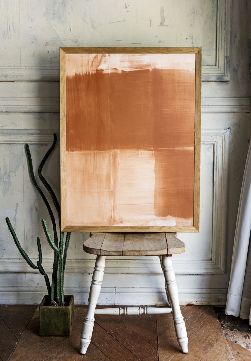 Pastel Cloudscape Abstract Poster. room preview