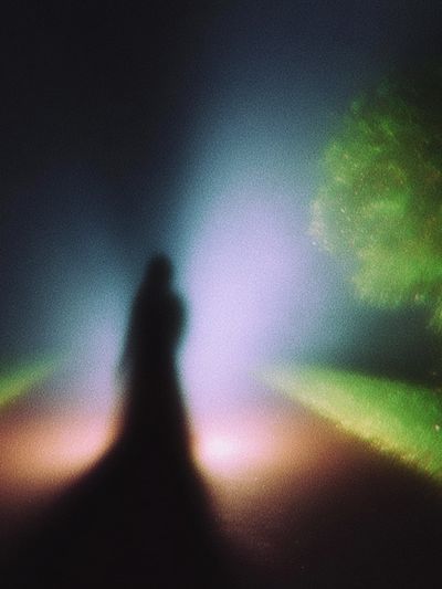 Aurora Silhouette Abstract Print. poster print